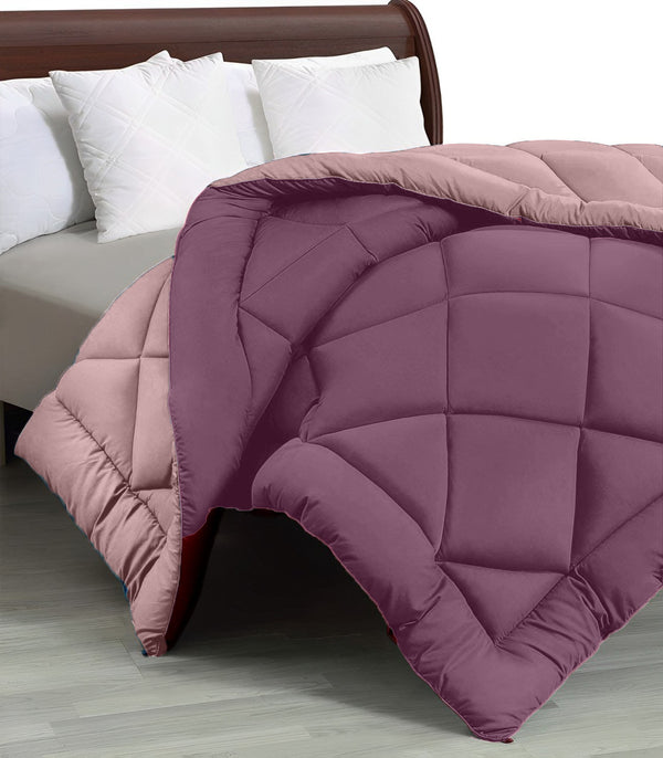 200 GSM Microfiber Single Bed Reversible AC Comforter / Quilt Blanket For All Season