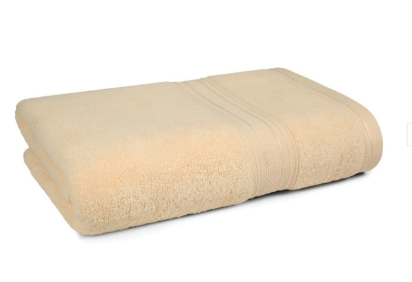 Beige Color-100% Pure Cotton 450 GSM Bath Towel (75 cms x 145 cms)