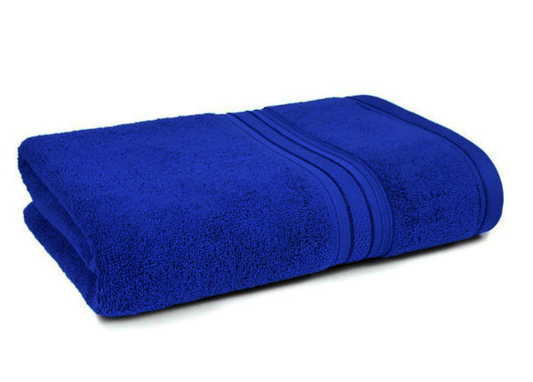 Navy Blue Color-100% Pure Cotton 450 GSM Bath Towel (75 cms x 145 cms)